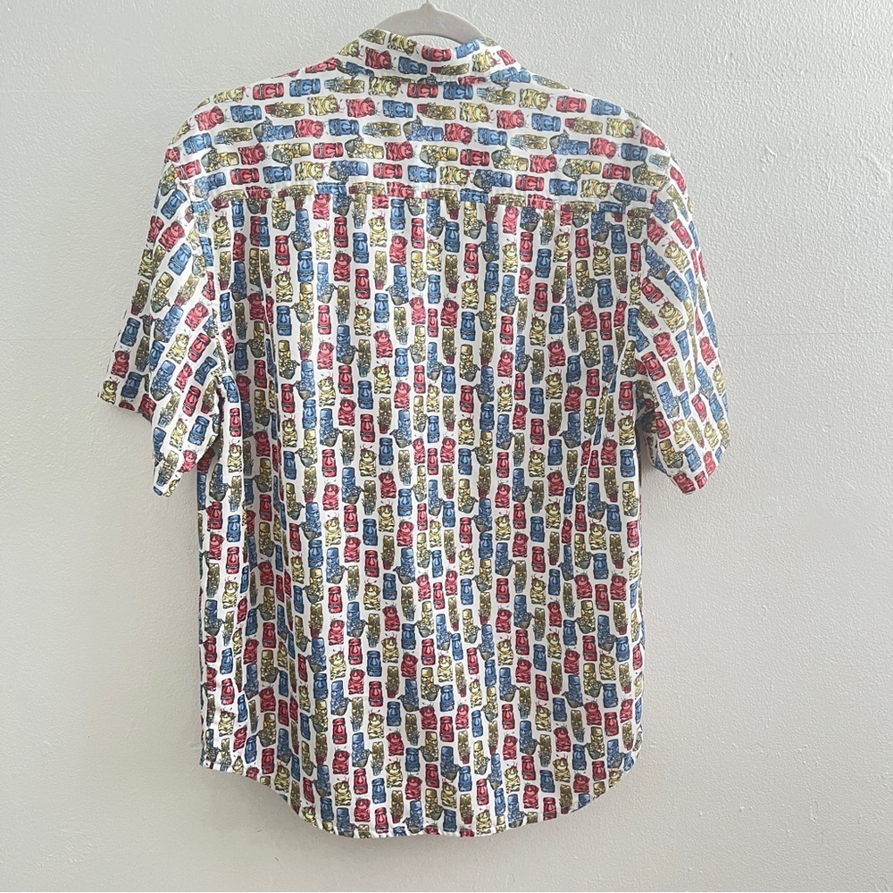 NEW Tommy Bahama HAWAIIAN IslandZone MODAL Camp Shirt Tini Tiki Coconut XSMALL - Picture 6 of 10